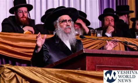 Audio Satmar Rebbe Slams Recent Protests In Boro Park The Yeshiva World