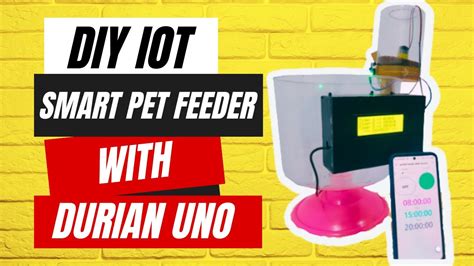 Stem Rbt Project Diy Iot Smart Pet Feeder With Durian Uno Blynk