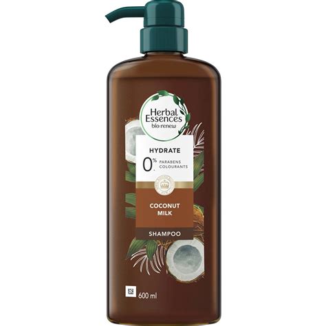 Herbal Essences Biorenew Coconut Milk Hydrating Shampoo 600ml Woolworths