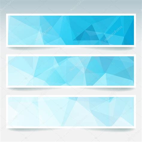 Set Of Banner Templates With Abstract Background Modern Vector Banners