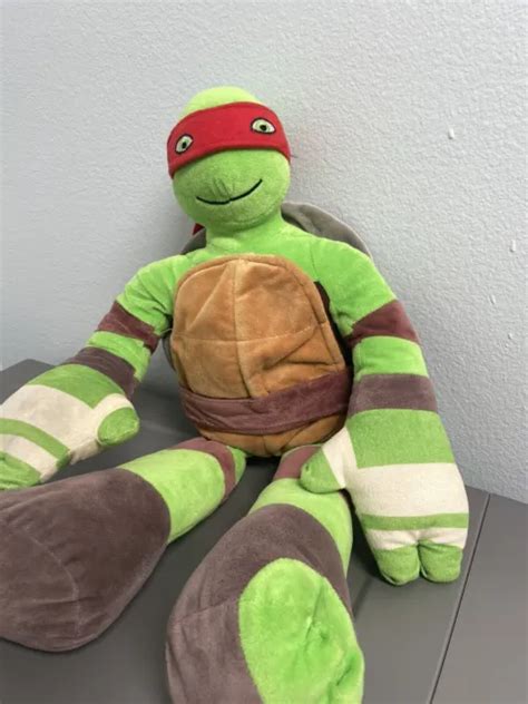 TEENAGE MUTANT NINJA Turtle Raphael Plush Stuffed Toy Red Nickelodeon PicClick