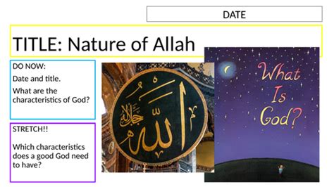 Ks3 Islam Nature Of Allah Teaching Resources