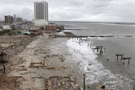 Atlantic City Hurricane Sandy Devastation Storm Rips Through Area