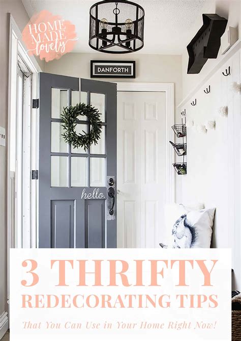 3 Thrifty Redecorating Tips That You Can Use in Your Home