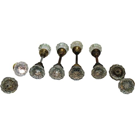 Vintage Glass Door Knobs Late 1800s Early 1900s Very Good Condition : Appletree Junction ...