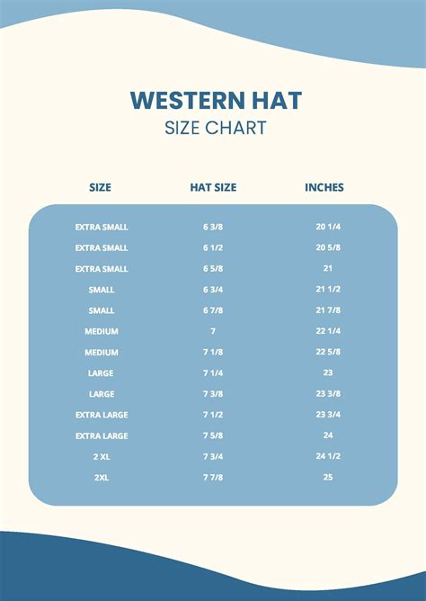 Free Childrens Hat Size Chart Download In Pdf
