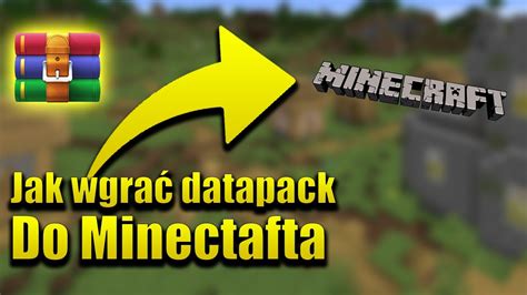 Jak Wgrać Datapacki Do Minecrafta Youtube