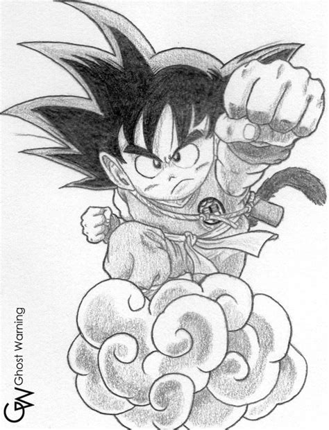 Goku Dragon Ball Draw By Lghost On Deviantart