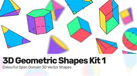 3d Geometric Shapes Kit 1 Figma
