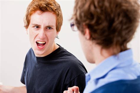 Misunderstanding Arguing And Harassing Each Other Stock Photo