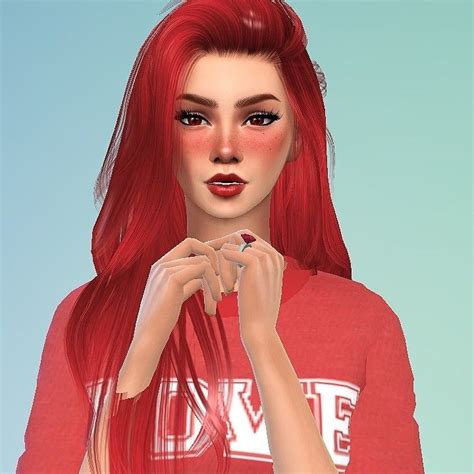 Sims4 Girl Ccsims Sims Redsim Redheadsimscc Simaccount