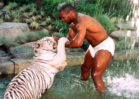 Mike Tyson Tells How Pet Bengal Tiger F Up A Trespassers Hand