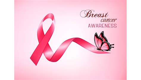 Breast Cancer Awareness Pink Banner Healthcare Illustrations
