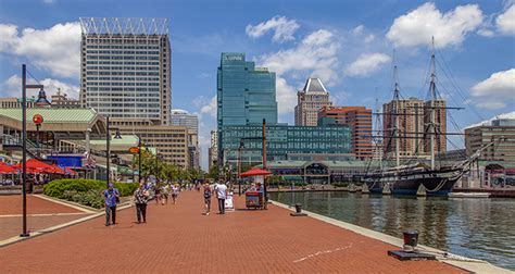 Baltimore Downtown Inner Harbor Gets 166m From State For