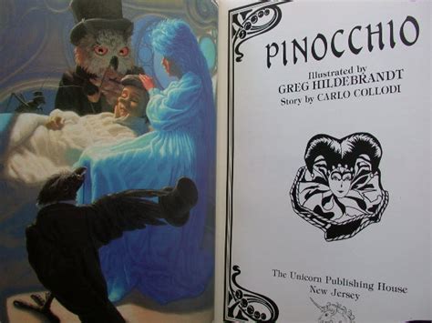 Pinocchio Carlo Collodi Greg Hildebrandt First Edition