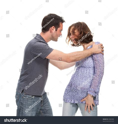 Angry Couple Yelling Each Other Stock Photo 32060380 Shutterstock