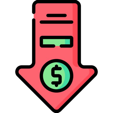 Price Down Free Commerce And Shopping Icons
