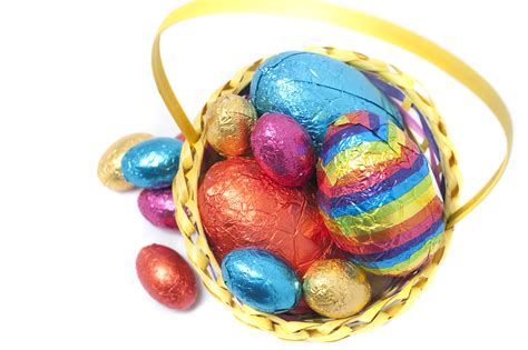 Colored Easter Eggs Creative Commons Stock Image