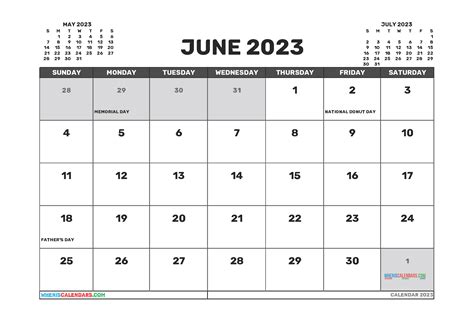 Monthly Calendar 2023 With Notes Calendar Quickly Printable Monthly