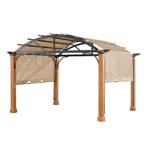 Bay replacement parts hampton bay pergola replacement canopy metal home depot inside hampton bay parts bay replacement canopy bay gazebo ii plus parts that you need to the home visit us home visit us online to use for the premises. Replacement Canopy for Longford Wood Archway Pergola ...