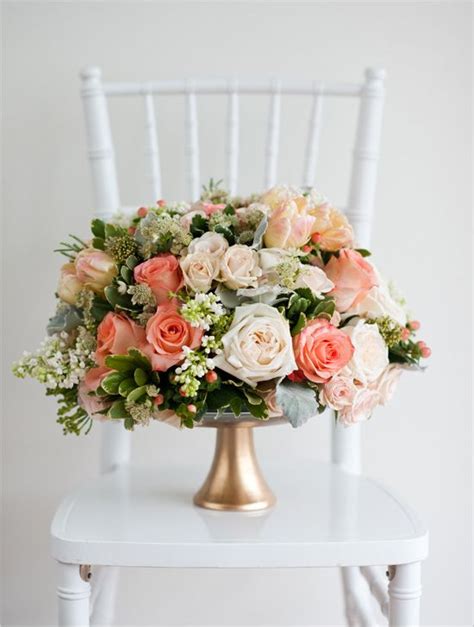 Romantic Mint Peach And Gold Wedding Ideas Coral