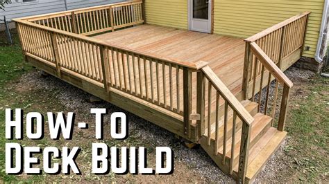 How To Build A Deck Diy Home Improvement Youtube