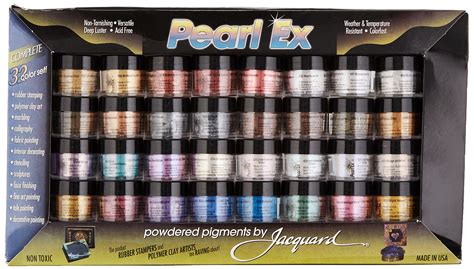 Jacquard Pearl Ex Powder Pigments 32 Color Set Buy Online In United