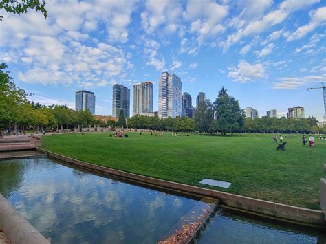 Bellevue Downtown Park Is Park Located In The Heart Of Downtown