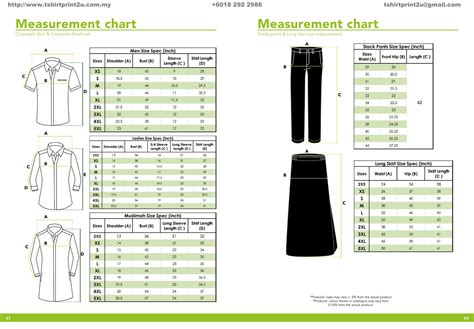 cintas uniform size chart