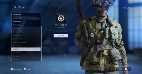 Battlefield 5 Pit Crew Removed Skin Now Only Obtainable Via