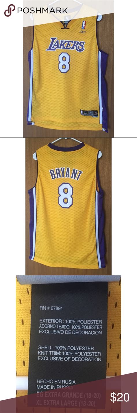 This kyle kuzma authentic nike nba connected jersey features a lightweight, breathable design that's engineered to help basketball's greatest athletes. Boys XL Kobe Lakers jersey Los Angeles Lakers gold jersey in perfect condition, practically new ...
