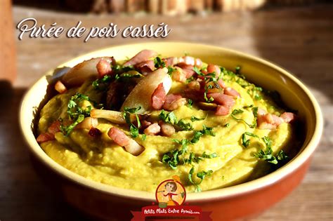 Recette de la purée de pois cassés