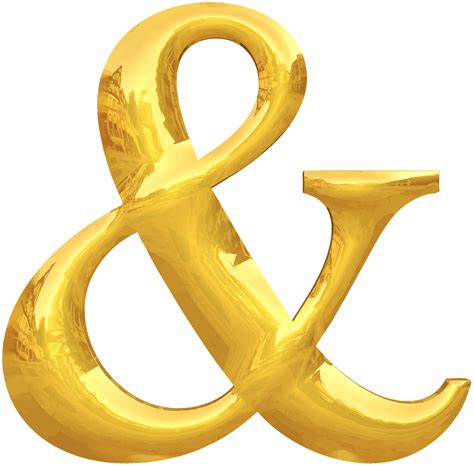 Tipografía dorada symbole PNG transparente StickPNG