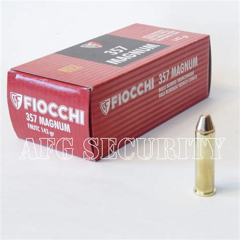 Ball Cartridge Fiocchi 357 Mag Fmjtc92 G142 Grs 50 Pcs Weapons