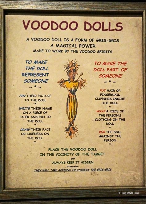 You Do Voodoo In New Orleans The Historic Voodoo Museum Rusty Travel Trunk Magic Spell Book