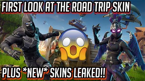 First Look At The Road Trip Skin New Fortnite Skins Leaked Female Raven Starter Pack 3