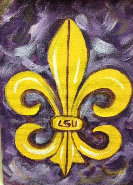 Pin By Jean Doucette On Vikings Lsu Lsu Tigers Art Canvas Painting