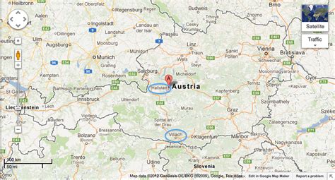 Hallstatt Austria Map