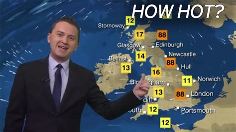 Bbc Weatherman Predicts Temperatures Of 88c For Mothers Day In