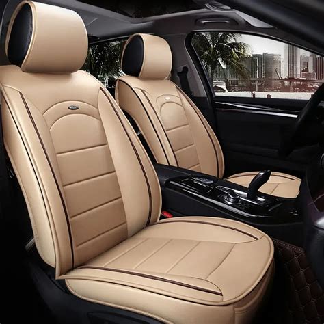 leather cushion universal car seat cover auto seat protector for mitsubishi pajero 3 4 full