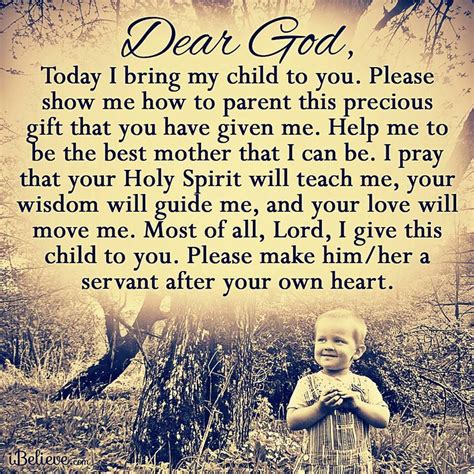 A Mother Prayer For Her Child Mothersd