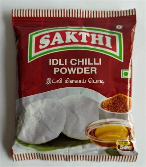 50g Sakthi Idli Chilli Powder Packaging Size 50 Gm Packaging Type