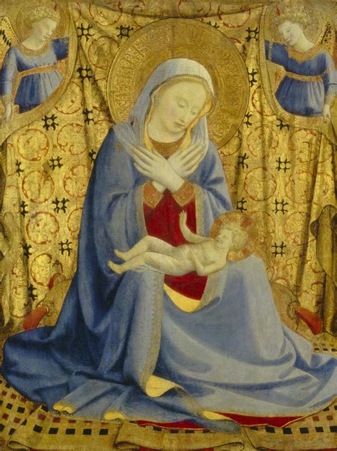 The Madonna Of Humility Fra Angelico Art Madonna Art
