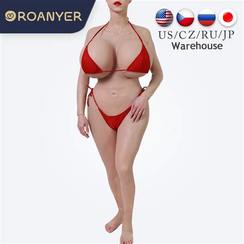 Roanyer Silicone Bodysuit Transgender Realistic Breast Forms With Arms