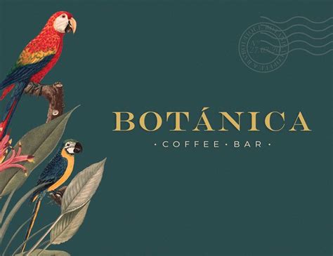Botánica Coffee Bar On Behance In 2020 Tropical Vibes