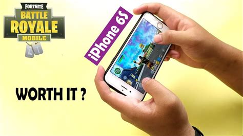 Test Play Fortnite Mobile On Iphone 6s 2019 Youtube
