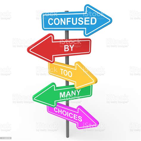 Confused By Too Many Choices Stock Photo - Download Image Now - iStock