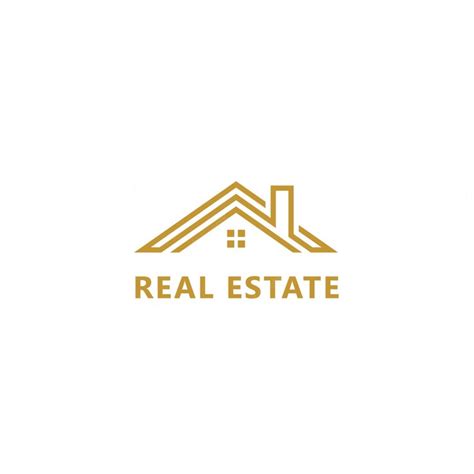 Premium Vector Real Estate Gold Logo Template