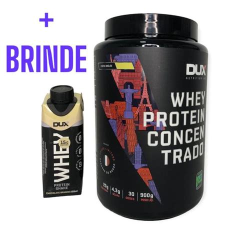 WHEY PROTEIN CONCENTRADO CREME BRULEE 900g DUX NUTRITION Whey