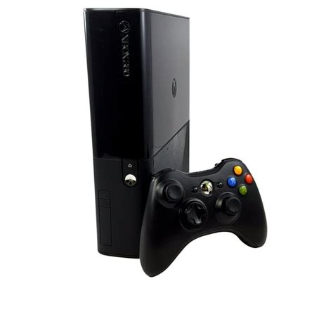 Restored Microsoft Xbox 360 E 4gb Video Game Console And Black